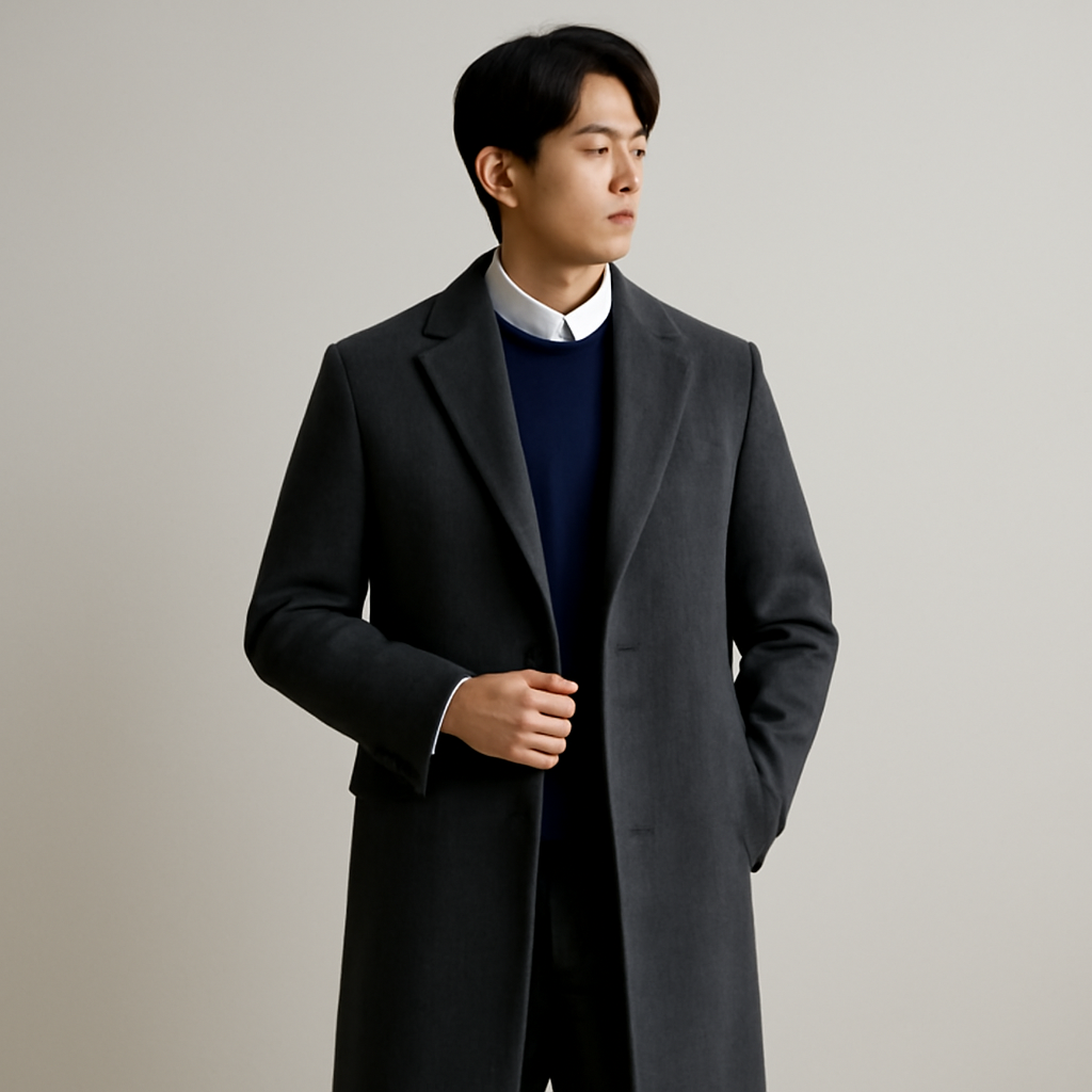남성롱코트 대표 이미지